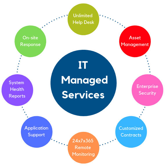 MANAGED SERVICES 2019 1 MANAGED IT SERVICES infographic