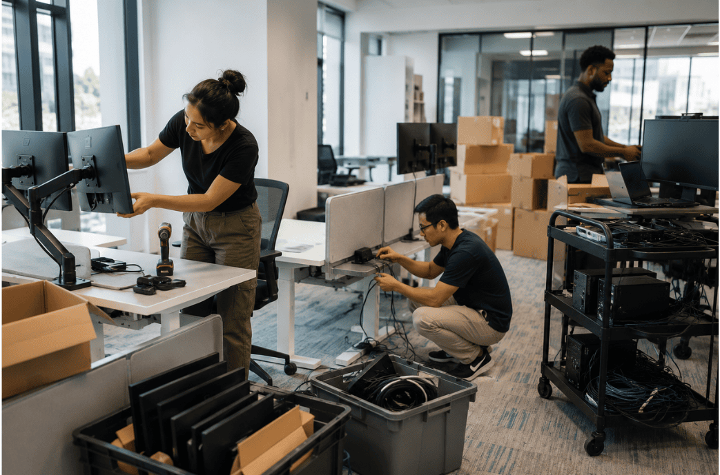 IT company office relocation help Los Angeles