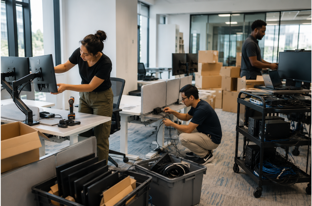 IT company office relocation help Los Angeles